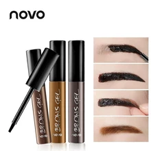 NOVO Brand Peel Off Dye Eyebrow Wax Paint Tint My Eye Brow Gel Liner Shadow Makeup Set Sombrancelha Enhancer Make Up Cosmetic