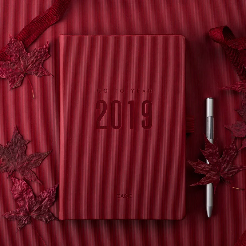 

1pcs New diary PU leather shell notebook schedule travel diary plan notebook weekly calendar notebook diary A5