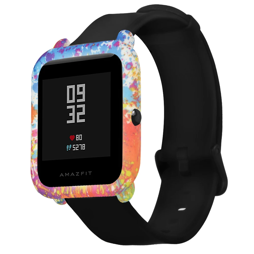 Чехол FIFATA для Huami Amazfit Bip Youth Watch с узором из мягкого ТПУ, защитный чехол, камуфляжный силиконовый защитный чехол