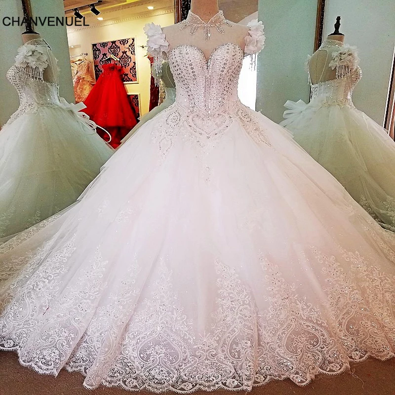 LS3372 special wedding dresses lace ball gown corset back wedding gowns
