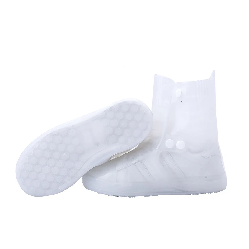 YWEEN/Новинка; Модные непромокаемые сапоги; непромокаемые сапоги на нескользящей подошве с подкладкой; Водонепроницаемая Обувь для дождливой погоды; обувь для мужчин и женщин - Цвет: Белый