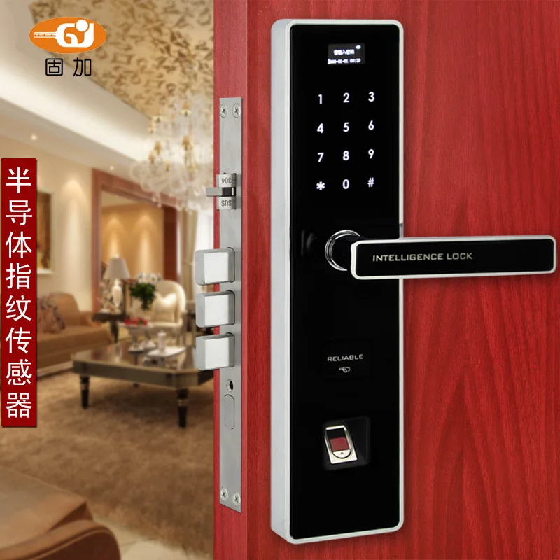 Buy 2015 new products Korean design fingerprint door lock RFID password keypad