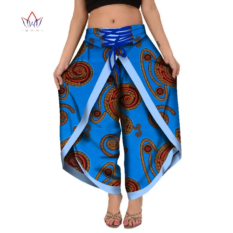 2019 БРВ Женская одежда в африканском стиле комбинезон Для женщин s комбинезон Базен Riche длинные брюки для Для женщин облегающее боди с