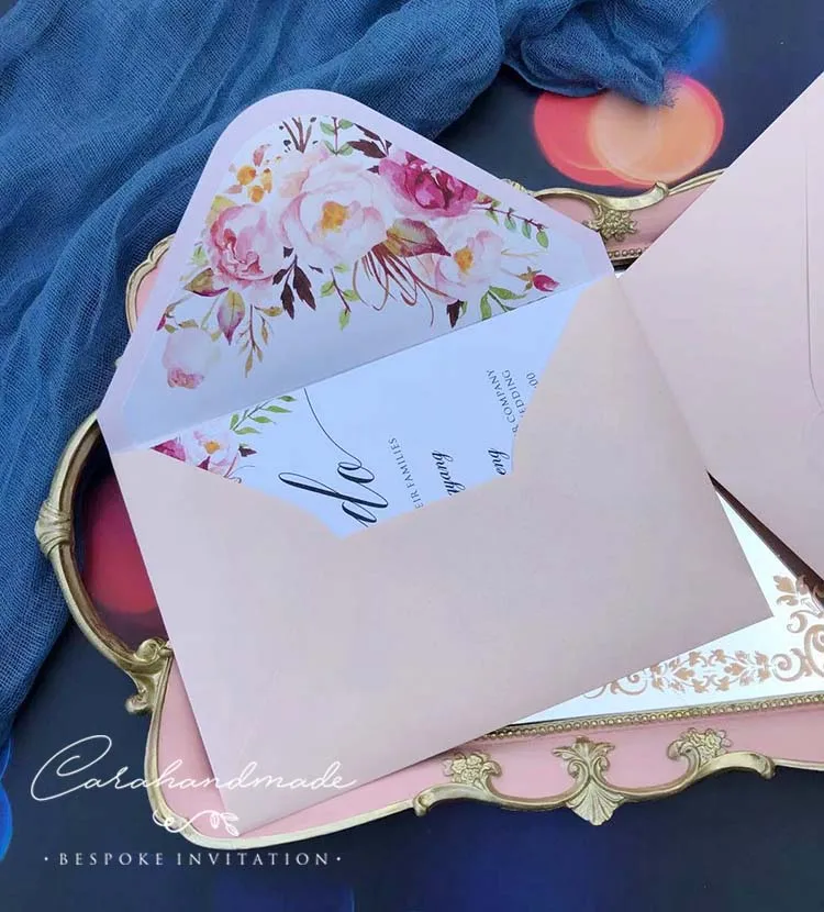  Floral Wedding Invitation RSVP Details Card CA0761 - 33000898053