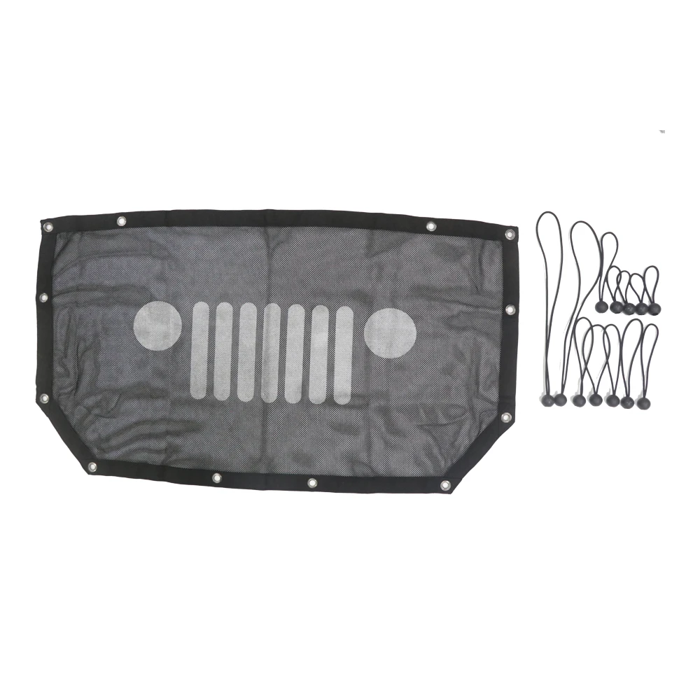 

Top Proof Sunshade Mesh Net Cover for Jeep Wrangler JL 2- door or 4-door JL and JLU Unlimited 2018 Up Roof Anti UV Sun Protectio