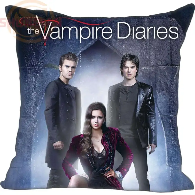 

Custom Decorative Pillowcase vampire diaries Square Zippered Pillow Cover Print Your image 20X20cm,35X35cm,40x40cm