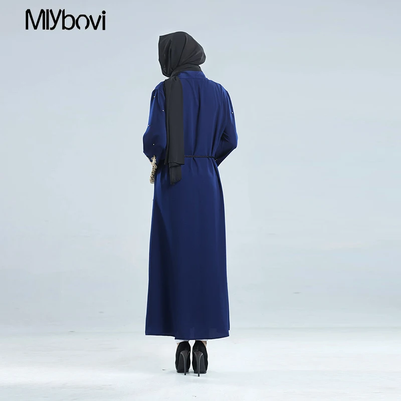 Женский хиджаб с бисером мусульманский платье шарф для клувечерние арабский