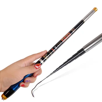 

YUYU Portable Stream Fishing Rod 2.7m-5.4m High Carbon Telescopic Rod handing rod Carp Fishing Ultra Fishing pole folding 40cm