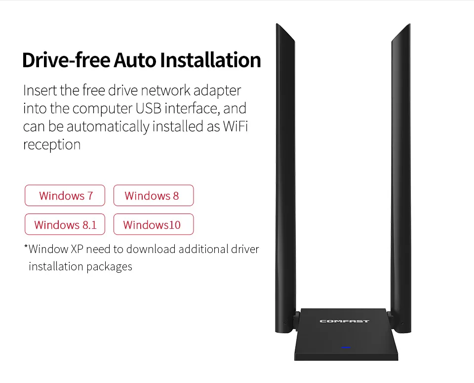 Длинный диапазон ПК Wifi адаптер USB Lan Dongle Wi-Fi антенна 1200-1900 Мбит/с Wlan приемник сетевая карта ПК ноутбук беспроводной emitte