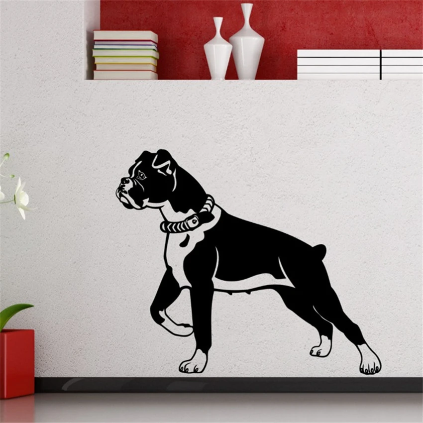 Pet Dog Silhouette Wall Decals Home Decor Nursery Bedroom Cute Decor Wall Stickers Vinyl Wall