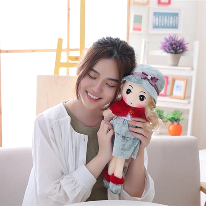 45 см Новая мода маленькая девочка Спящая кукла Kawaii принцесса мягкие куклы
