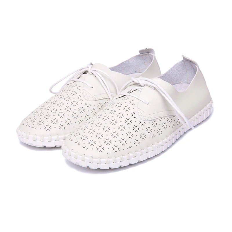 AIMEIGAO High Quality Comfortable Moccasins Women Shoes Vintage Flats Shoes Soft Leather Women Loafers Espadrilles Women Shoes