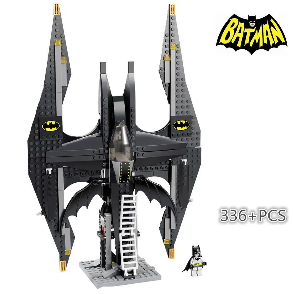 

336pcs Batman Joker Bat Wing Tumbler Batmobilees Building Bricks Set Block Figure Toy Compatible With Lego