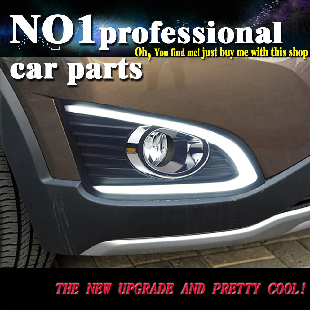 

car styling 2015-2017 For CAPTIVALED DRL led fog lamps daytime running light High brightness guide LED DRL