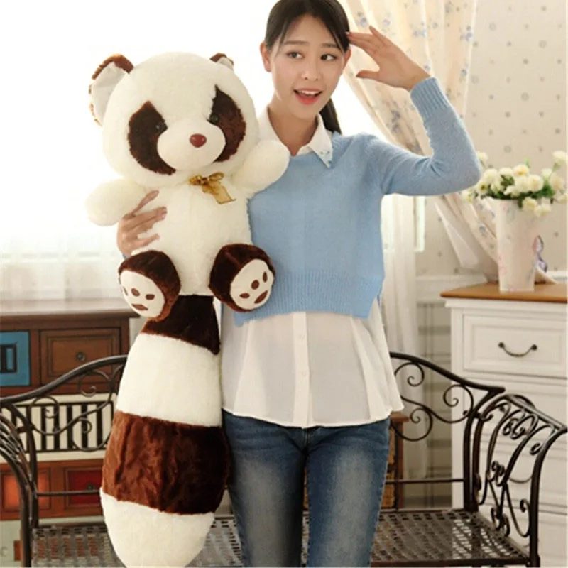 

Fancytrader Cute Plush Raccoon Koala Toy Soft Stuffed Little Panda with Fat Tail 60cm Gift for Kids