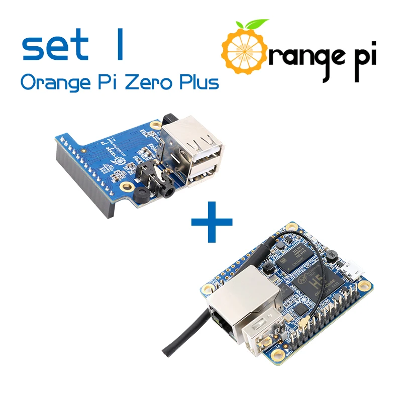

Orange Pi Zero Plus SET1 : OPI Zero Plus & Zero Expansion Board H5 Chip Quad-Core