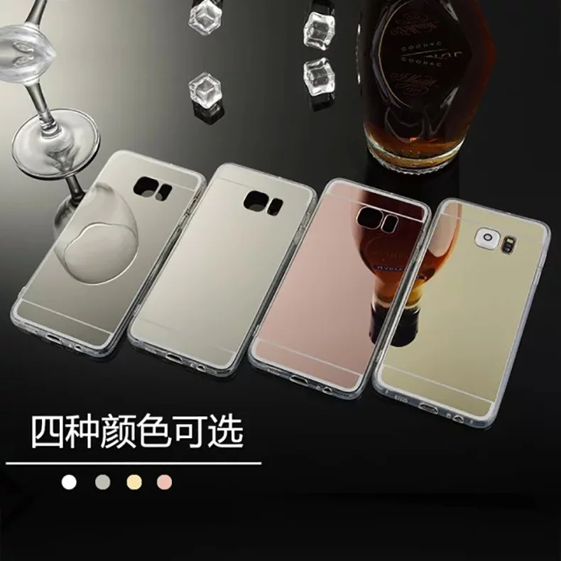 Зеркальный чехол из ТПУ для Samsung Galaxy a8 201 a8plus 2018 C7 Pro c9 c9pro A5 A810 Мягкая силиконовая