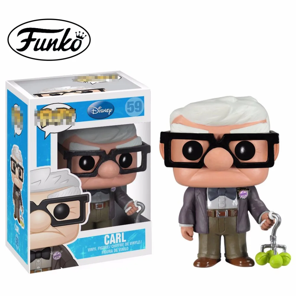 Action Up Карл рисунок игрушечные лошадки Фредриксен и Элли Funko 59 # коллекция моделей