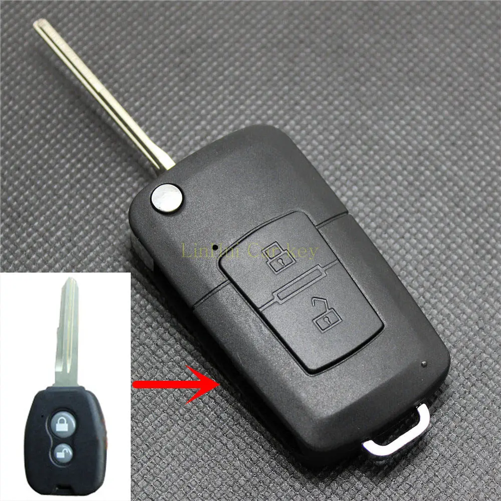 

PINECONE for DONGFENG FENGXING 3 Buttons Uncut Brass Blade Modified Remote Blank Key Shell 1 PC