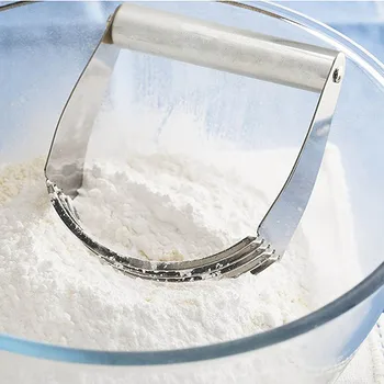 

Hot New Manual Dough Blender Stainless Steel Baking Pastry Blades Butter Lard Cutter Flour Mixer Kitchen Baking Tools HY99 DC28
