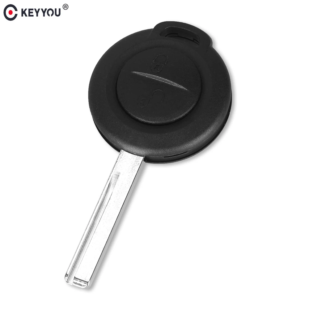 

KEYYOU New Remote 2 Buttons Car Key Shell Cover Case Fob For Mitsubishi Colt Warior Carisma Spacestar Straight Key Uncut