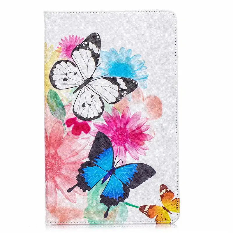 Для Samsung Galaxy Tab A 10 1 T515 T510 2019 Чехол книжка из искусственной кожи с рисунком и
