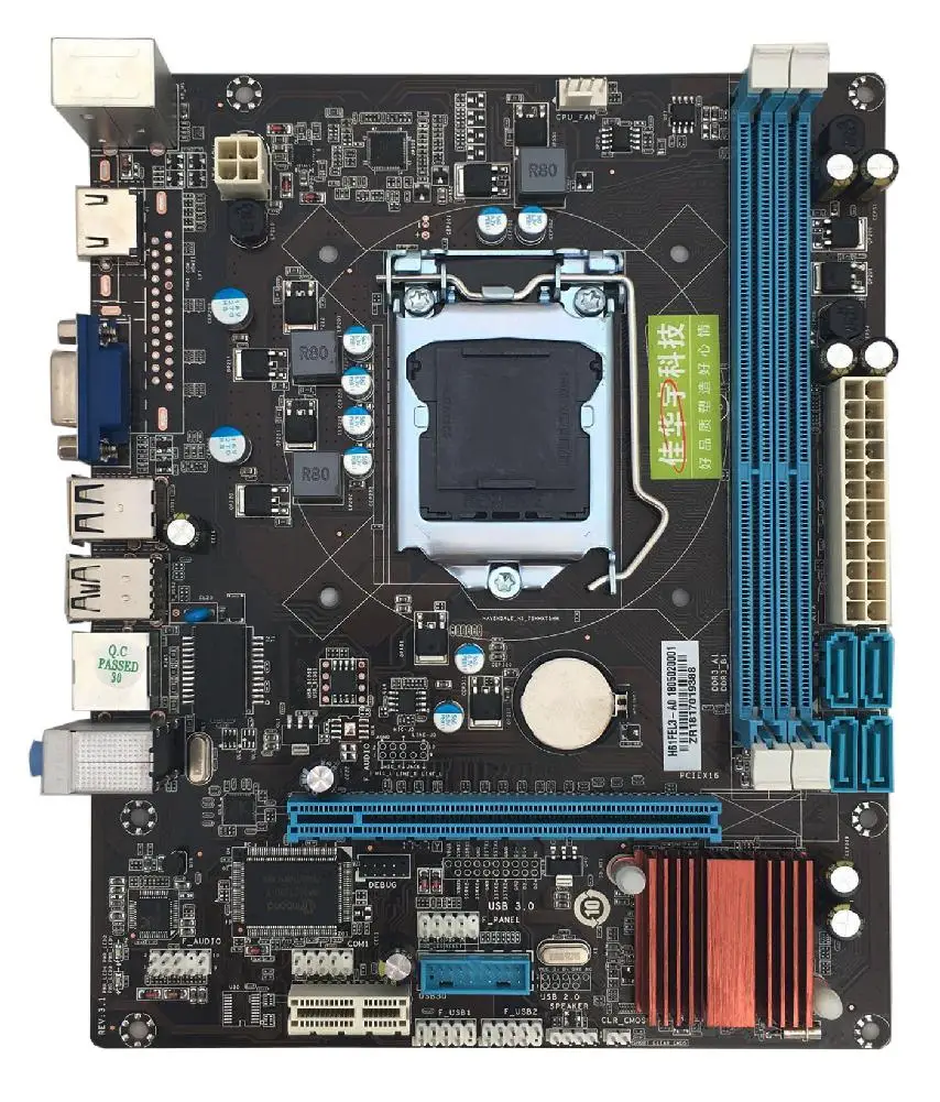 Материнская плата EastVita P8H61 M PRO/CM6630 8/DP_MB для настольного компьютера H61 USB 3 0 HDMI