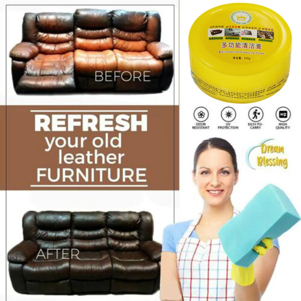 

Multifunctional Leather Refurbishing Cleaner Clean Car Sofa Leather Shoe refurbishing agent Nettoyant multi-fonctionnel429