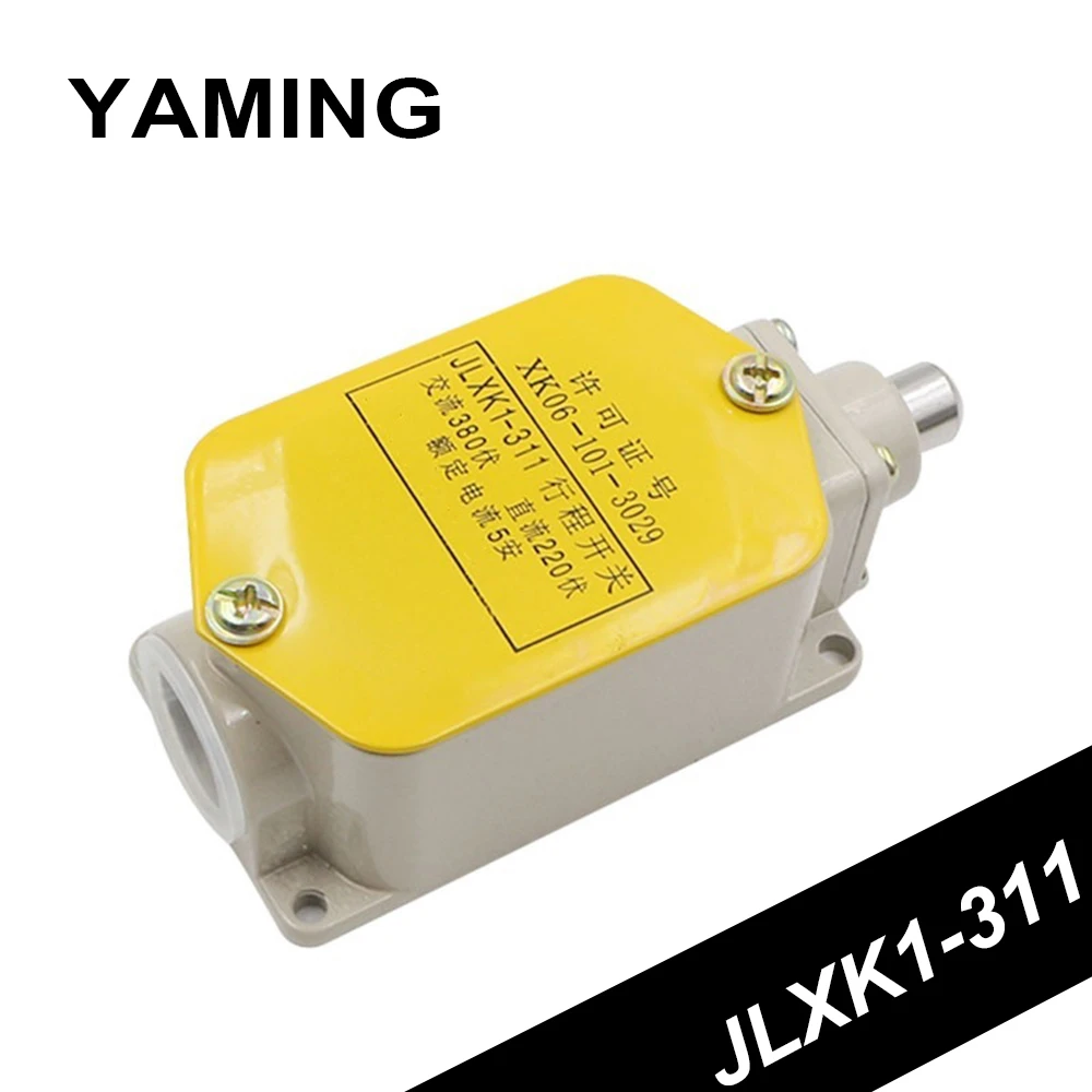 

Momentary Limit Switch Micro Travel Stroke Switches JLXK1-311 Electrical Plunger Type Reset 5A AC380V DC380V