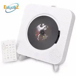 Kecag EStgoSZ CD-плеер на стене Bluetooth Портативный домашнего аудио Box с пультом дистанционного управления Управление FM радио встроенный