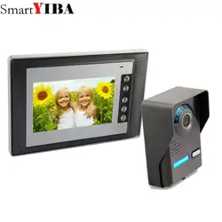 Smartyiba 7 дюймов ЖК-дисплей Цвет телефон видео домофон Системы всепогодный Ночное видение Камера безопасности дома Бесплатная доставка