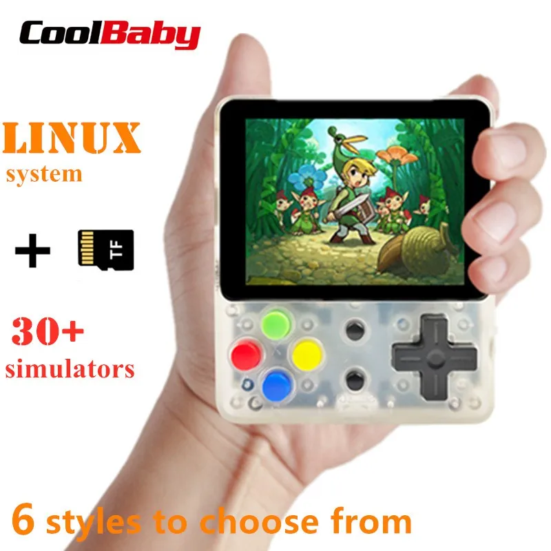 

CoolBaby LDK video game console Retro Mini Handheld Game players portable Console HD Children Retro Mini consola boy tetris