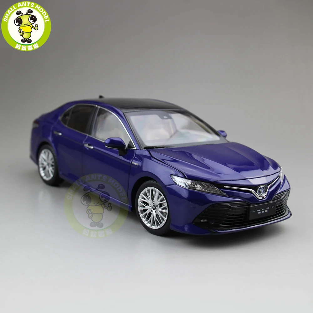 1/18 Camry 8-го поколения Гибридный литой автомобиль модель игрушки для детей Детская Коллекция подарков на день рождения синий