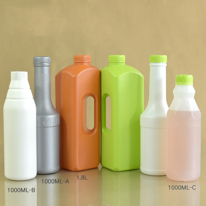 

High quality HDPE plastic bottle with screw cap Hair Beauty Shampoo Lotion Refillable Bottles cosmetic container food grade