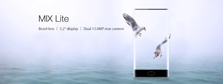 DOOGEE MIX LITE 2GB RAM 16GB ROM MTK6737 1.3GHz Quad Core 5.2 Inch IPS HD Bezel-less Screen Dual Camera Android 7.0 4G LTE Smartphone