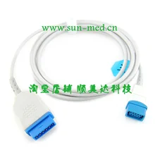 Совместимый GE B30 B40 Datex Ohmeda для Trusignal TS-G3 Spo2 удлинитель, кабель адаптера, Spo2 кабель пациента