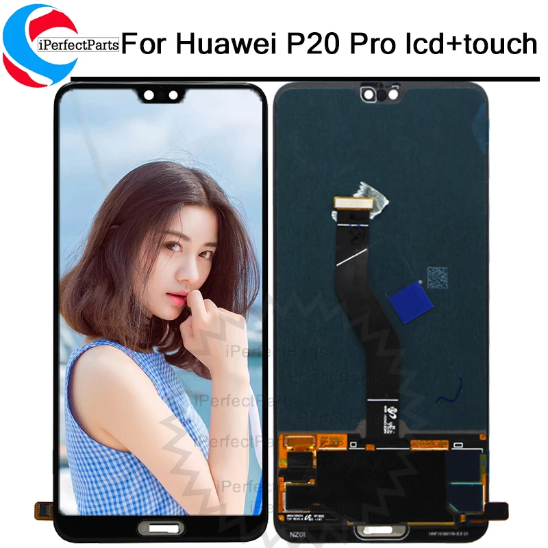 6," ЖК-дисплей для huawei P20 Pro, сенсорный экран, дигитайзер, сборка P20 Pro, CLT-AL01, ЖК-экран, замена P20 Plus