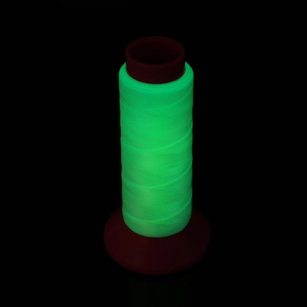 1000 ярдов Катушка светящаяся строительная машина ручная вышивка нить для шитья