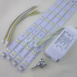 3 компл. 52 см LED PCB потолочный светильник PCB пластины SMD 5730 затемнения полосы 8 Вт 16 Вт 24 Вт 32 Вт Разноцветные панелью свет печатной с драйвером