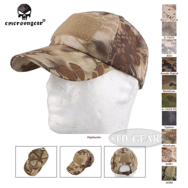 

EMERSON Baseball Cap Military Tactical Army Cap Anti-scrape Grid Fabric Hunting camouflage emersongear Multicam 8560