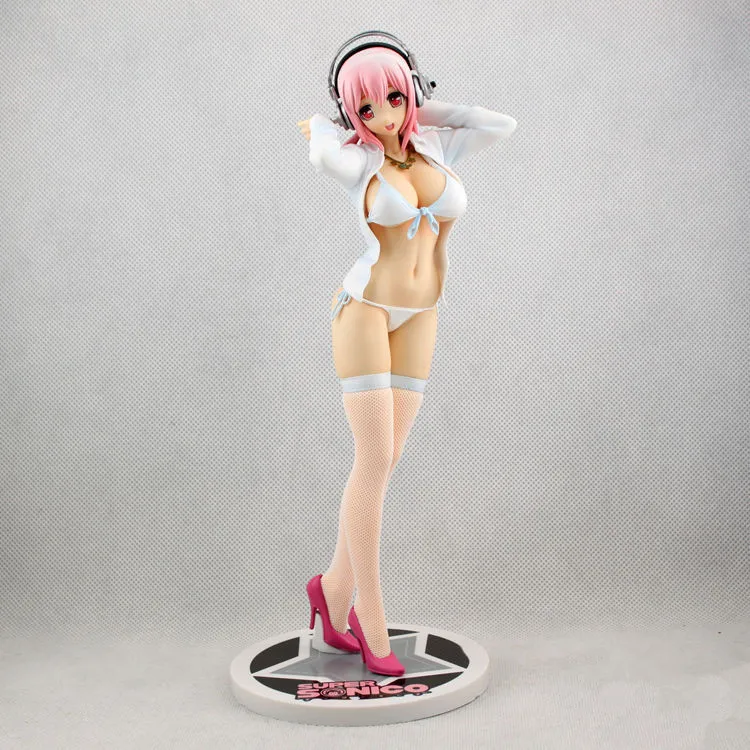 2 цвета аниме 1/6 масштаб супер купальный костюм Sonico Ver 26 см отлитая сексуальная девушка фигурка звуковая игрушка коллекционные игрушки детские игрушки совершенно новые