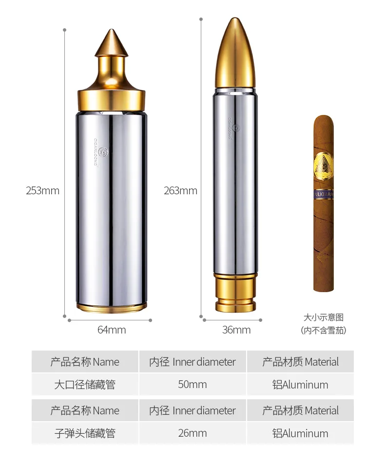 CIGARLOONG револьвер 360 градусов револьвер сигары коробка хьюмидор CA-0999