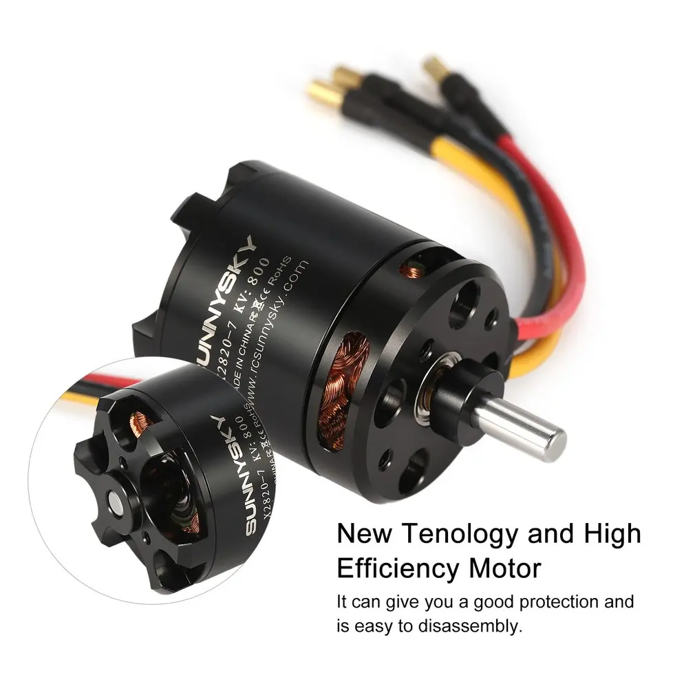 

SUNNYSKY X2820 14P 800KV 3-5S Outrunner Brushless Motor 1-1.5KG RC Airplane helicopter Warbirds Bigplanes RC Motor milti rotor