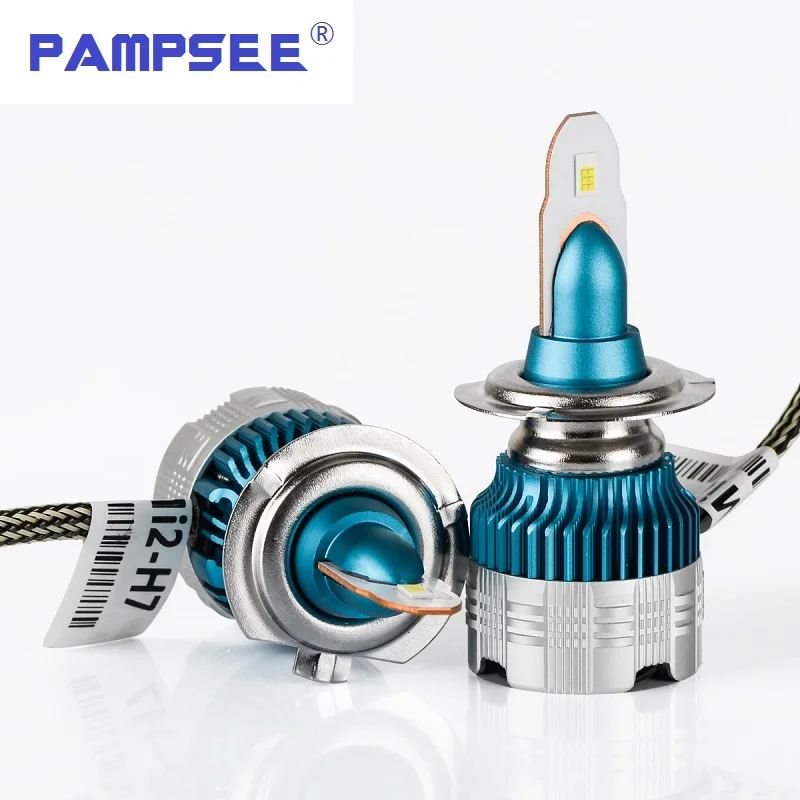 

PAMPSEE Car Headlights Mini2 Bulb H7 H11 LED H4 H1 H3 880 9005/HB3 9006/HB4 H13 8000Lm 6000K 12V 24V Auto Fog Light Headlamp