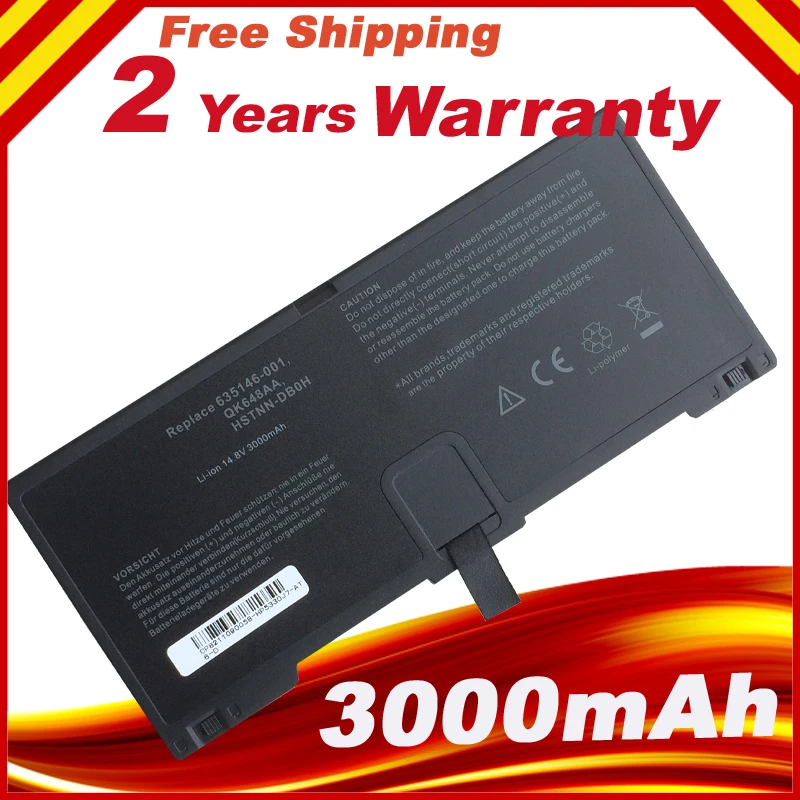 

14.8v 41wh OEM Battery Suitable For Hp Probook 5330m Fn04 Qk648aa Hstnn-Db0h Laptop Battery