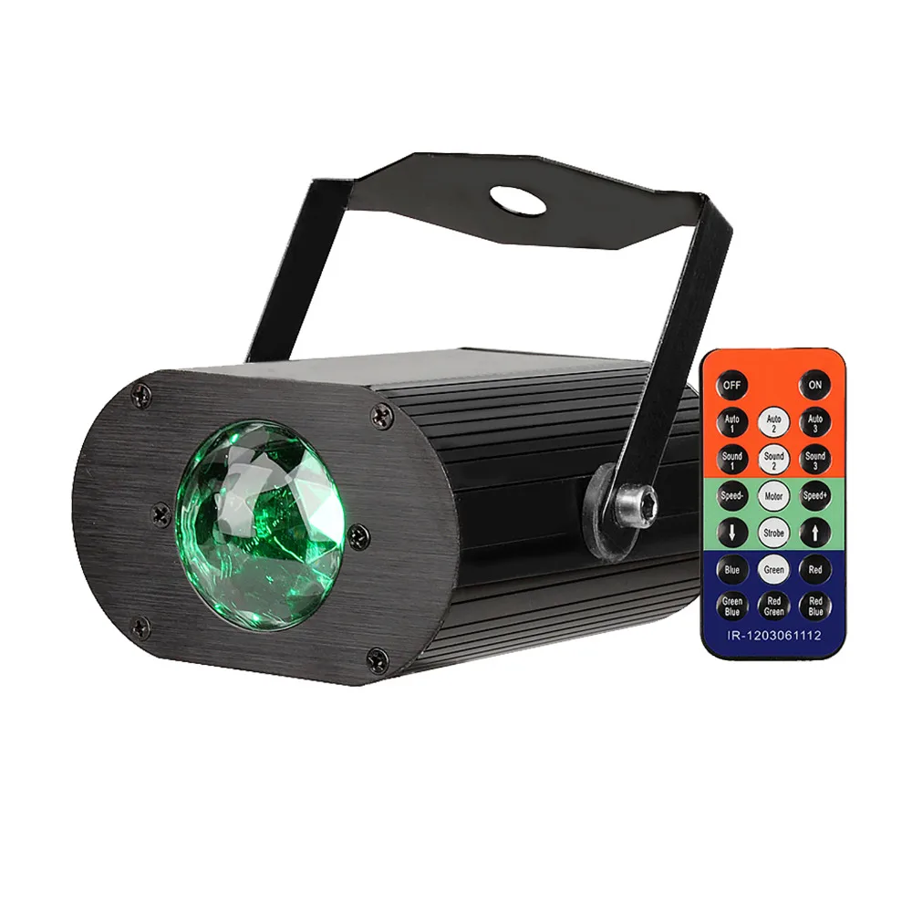 TSSS Ocean Wave Party Light Projector With Remote Disco Ball Sound Activated Stage Strobe RGB Christmas
