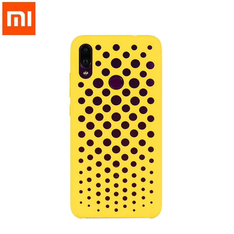 

Original Xiaomi Redmi Note 7 Case Redmi Note7 Cases Fashion Back Heat dissipation breath Hole Cover Gradient Xiomi Redmi Note 7