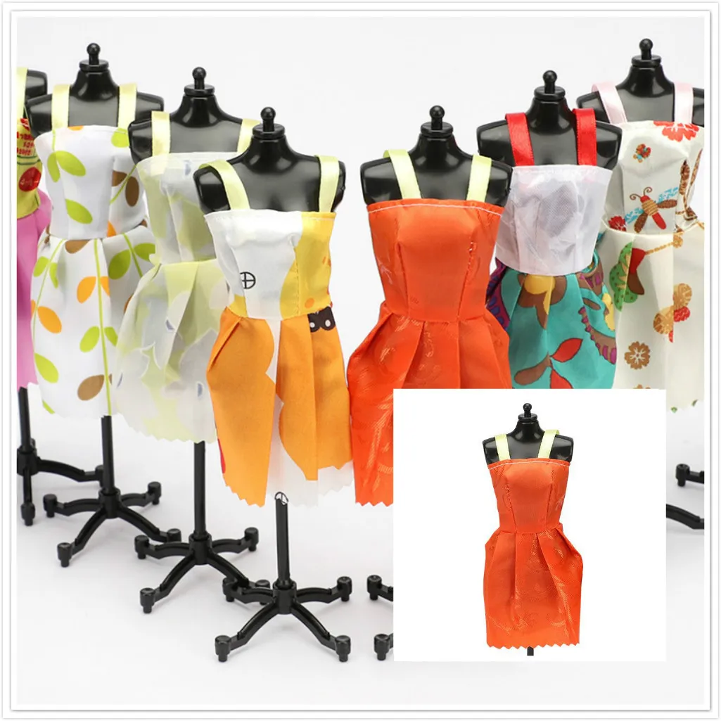 

1pcs the White Doll Accessories Newest Dress Beautiful Outfit Handmade Party Clothes Skirt Barbie Noble Best Child Girls'Gift