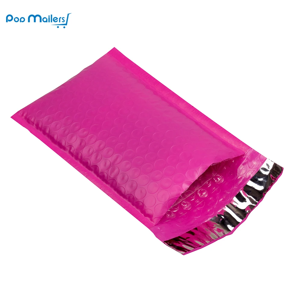 10pcs/175*228mm/6x9inch Usable space pink Poly bubble Mailer envelopes