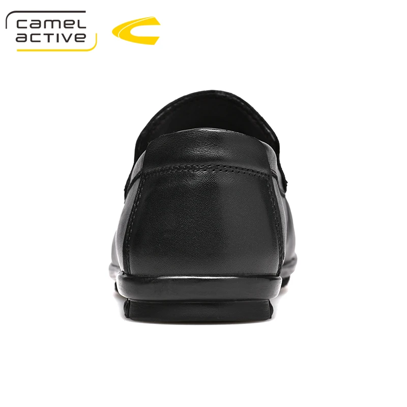 Camel Marrom Vestido Dos Casamento Banquete Partido Active marrom Em Sapatas Deslizamento Homens Couro De Nova Preto Com Borla Preto Calçados Genuíno Moda Loafers nwngxAfrUO